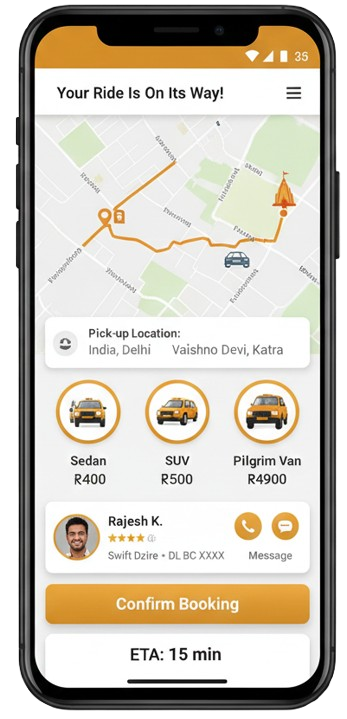 Taxi Sure App Screenshot